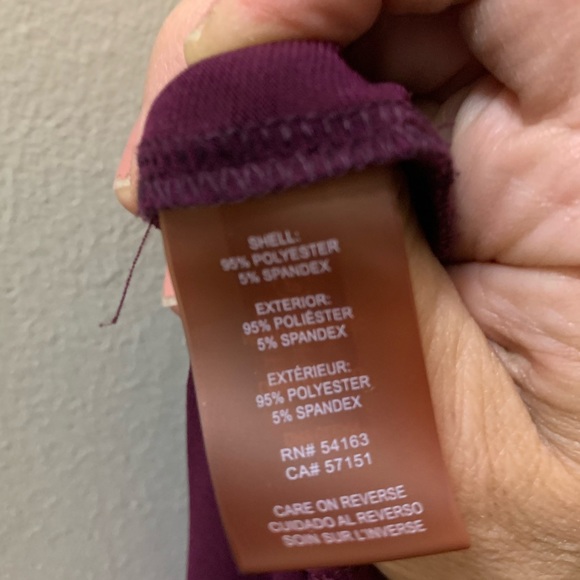 Carl Lagerfeld Aubergine and Black Tunic - Picture 8 of 8